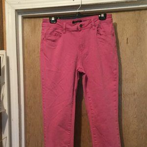 CHARLIE B Pink Straight Leg Jeans